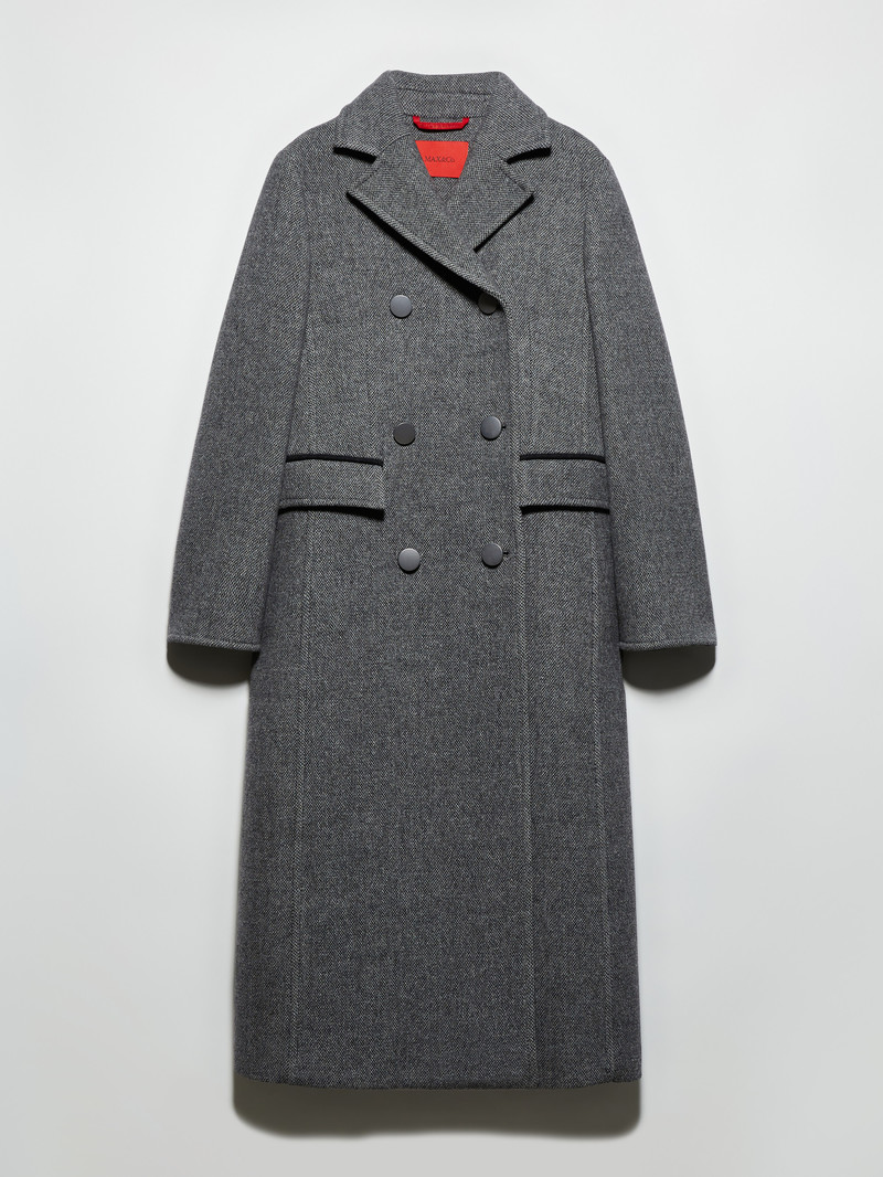 MAX&Co.雙層羊毛雙排扣大衣
