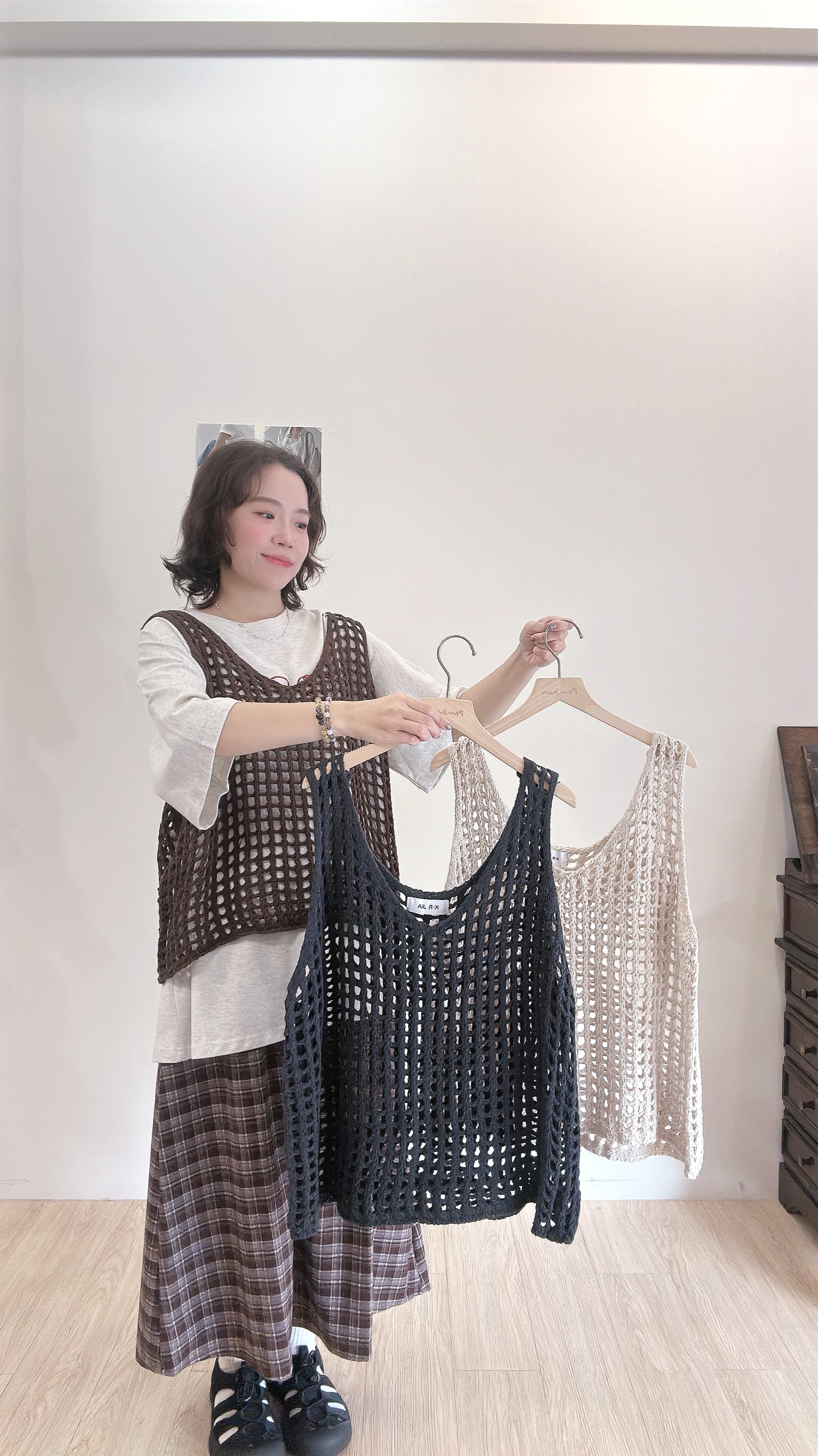 日系針織背心