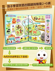 【風車圖書】小手點讀互動認知圖鑑(紅)-FOOD超人(中英台發音)*新版*2