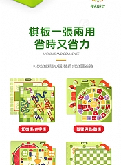 A-多合一親子遊戲棋多多六合一十合一五子棋飛行棋(影片必看)8