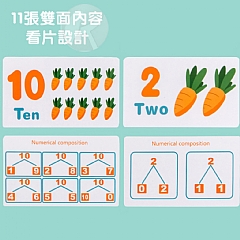 兔子認知數學平衡數數看加減法運算遊戲3