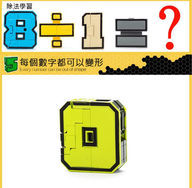 整套裝-百變戰隊 數字變形套裝 2801 金剛合體機器人玩具(影片必看)7