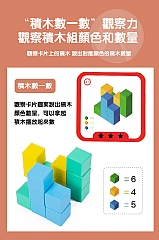 邏輯數感積木進階式空間思維訓練5