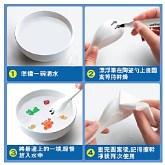 抖音同款漂浮筆水性環保可擦可水洗白板筆兒童益智水中畫畫懸浮筆(影片必看 )2