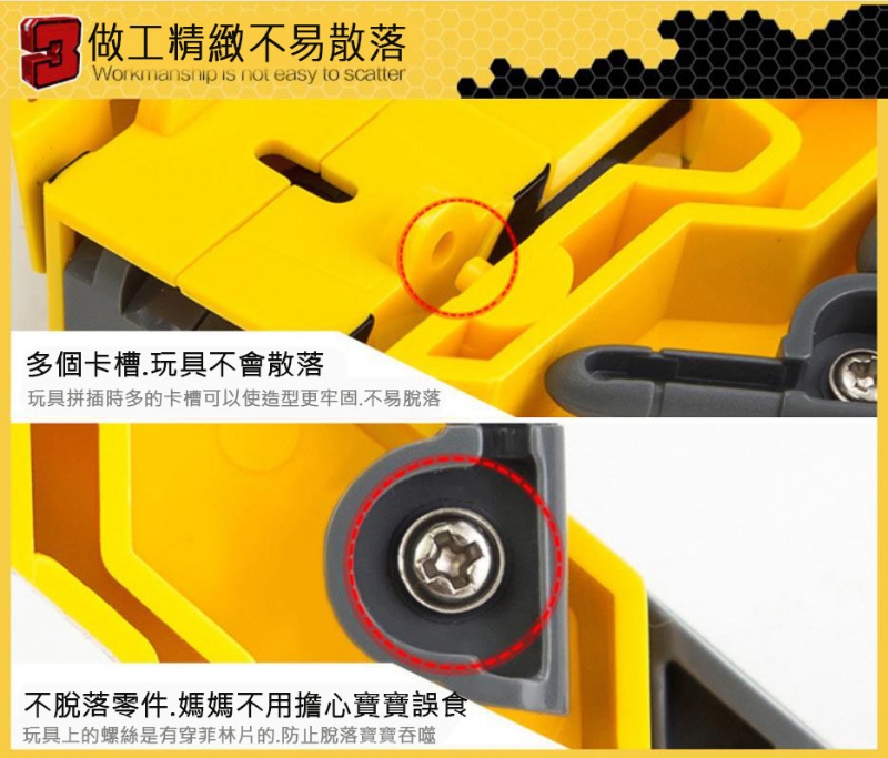 整套裝-百變戰隊 數字變形套裝 2801 金剛合體機器人玩具(影片必看)3