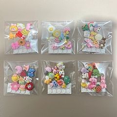 可愛卡通奶油膠樹脂配件包 咕卡配件創意(一包10顆)(影片必看)3