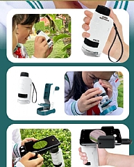 小科學家實驗冒險家攜便式顯微鏡套裝1355(影片必看)5