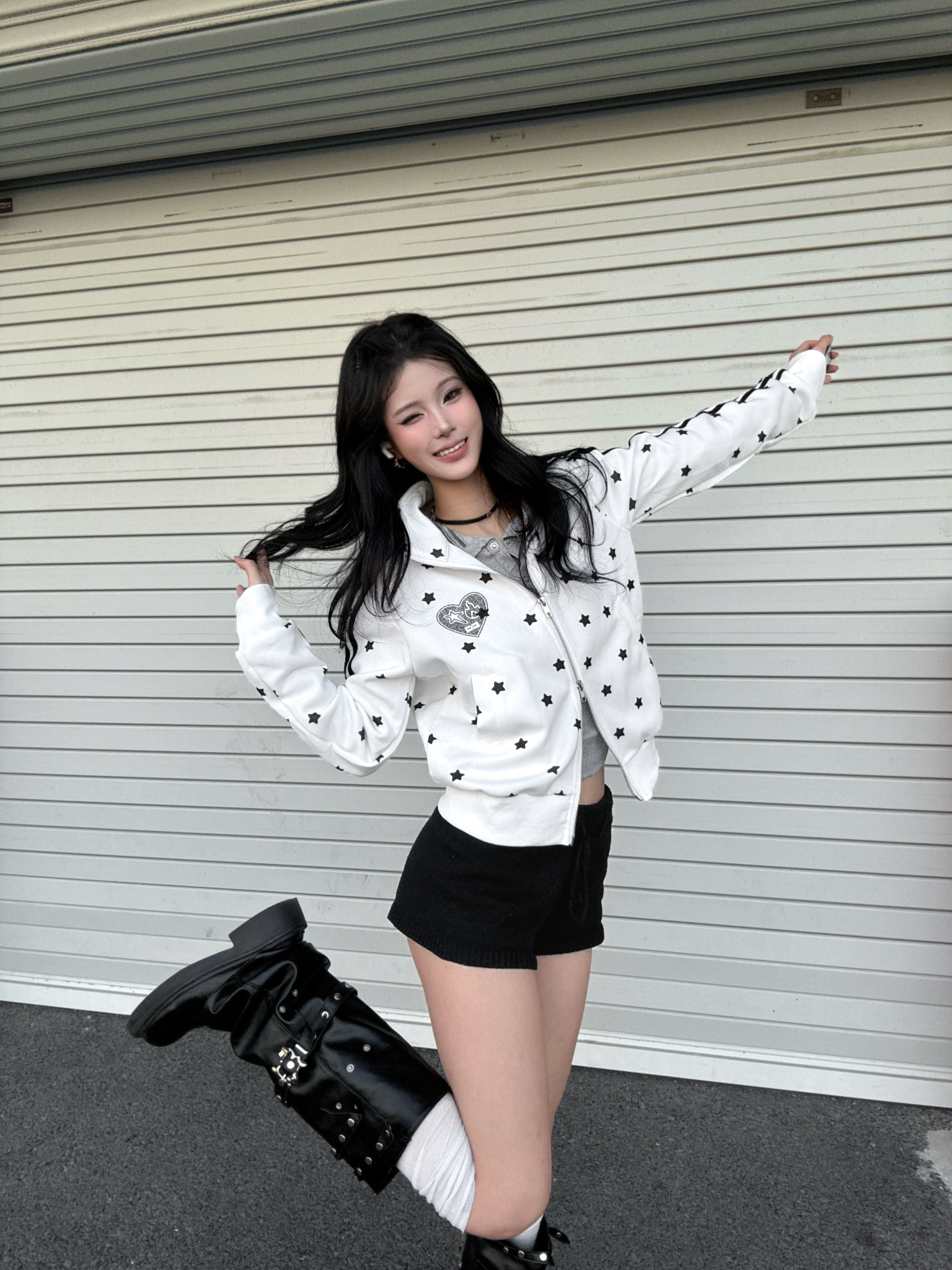 韓系ins星星俏皮日常短外套⭑5