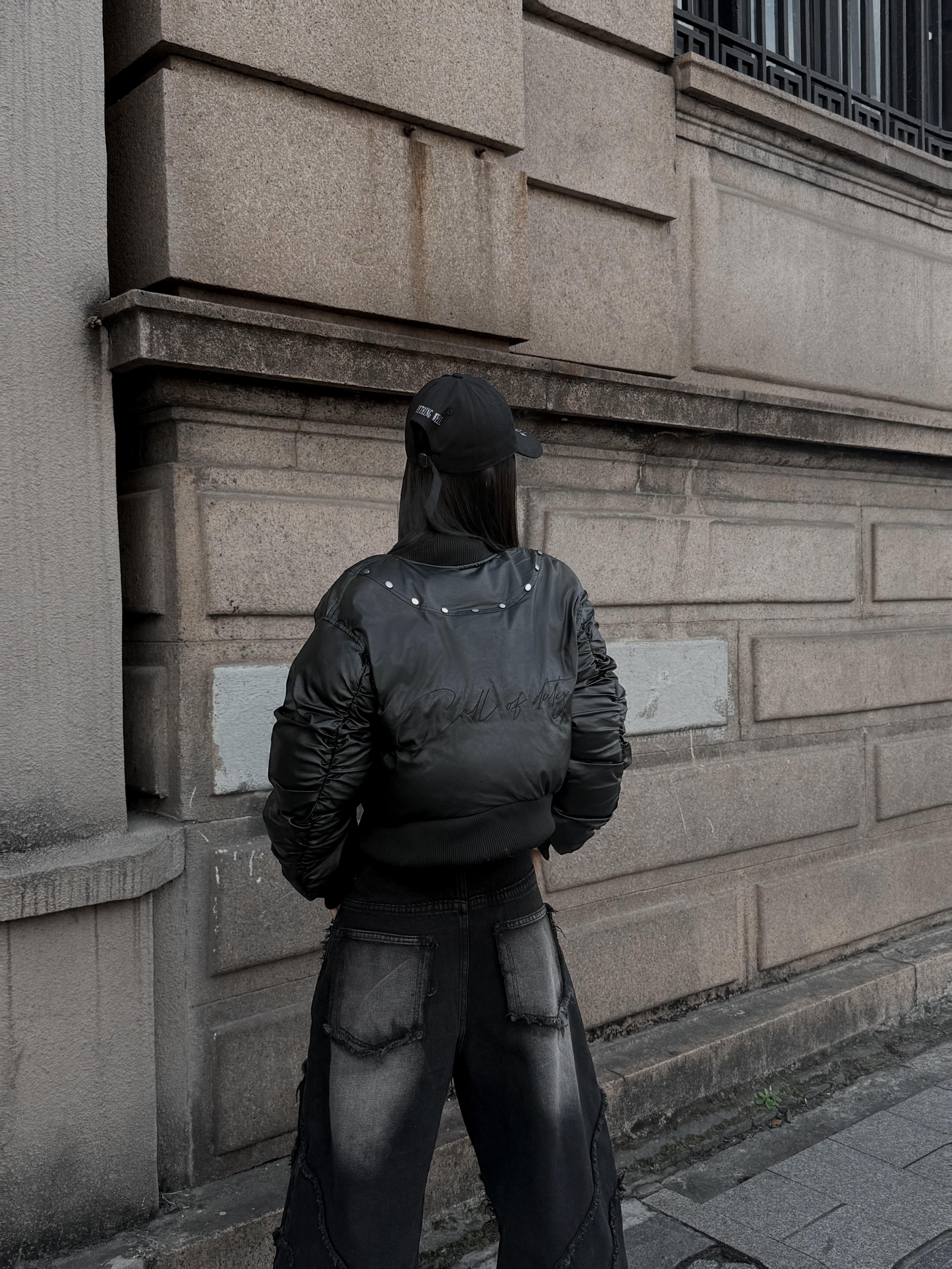 高階重磅小眾彎刀牛仔褲7