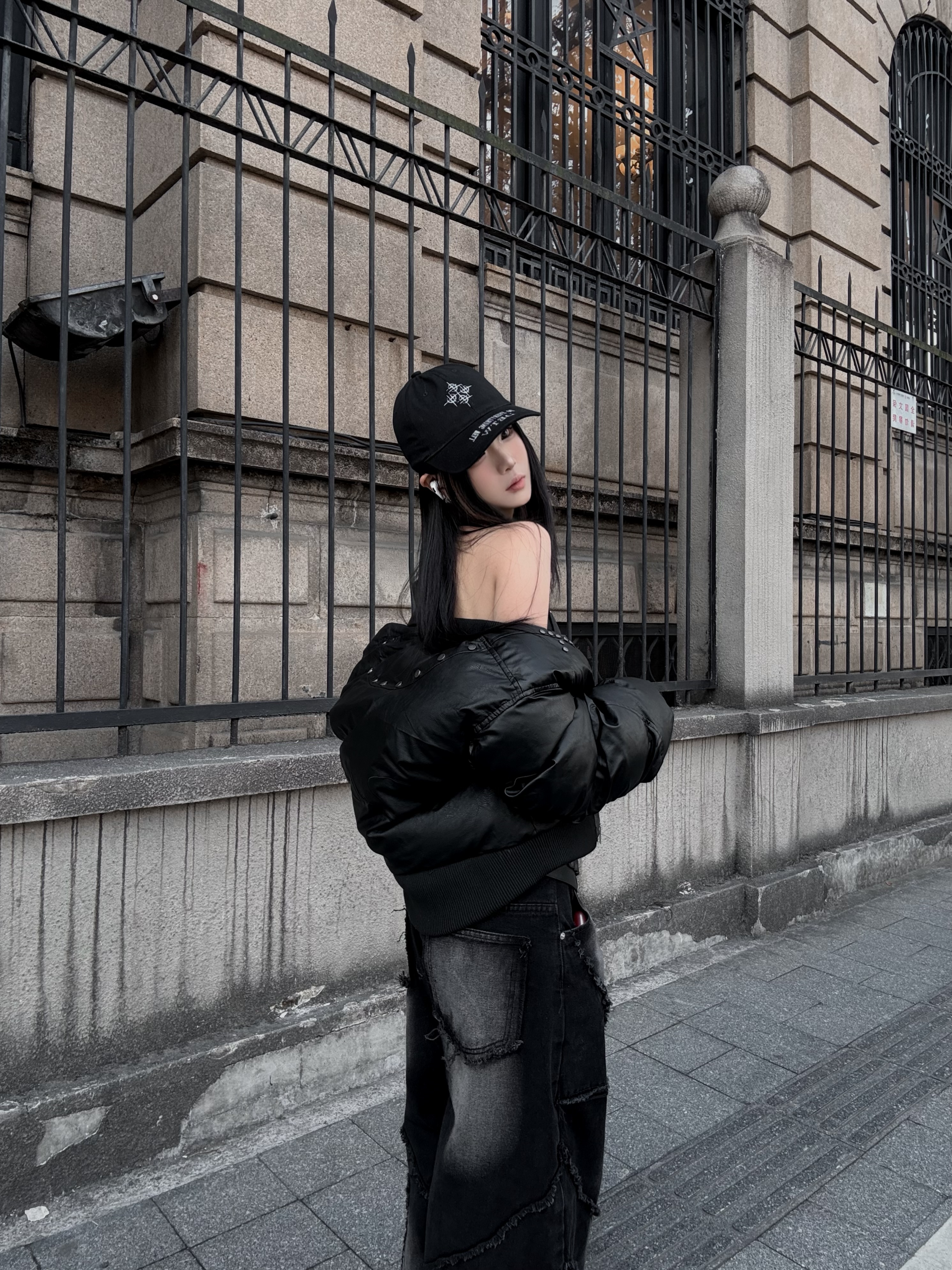 高階重磅小眾彎刀牛仔褲12