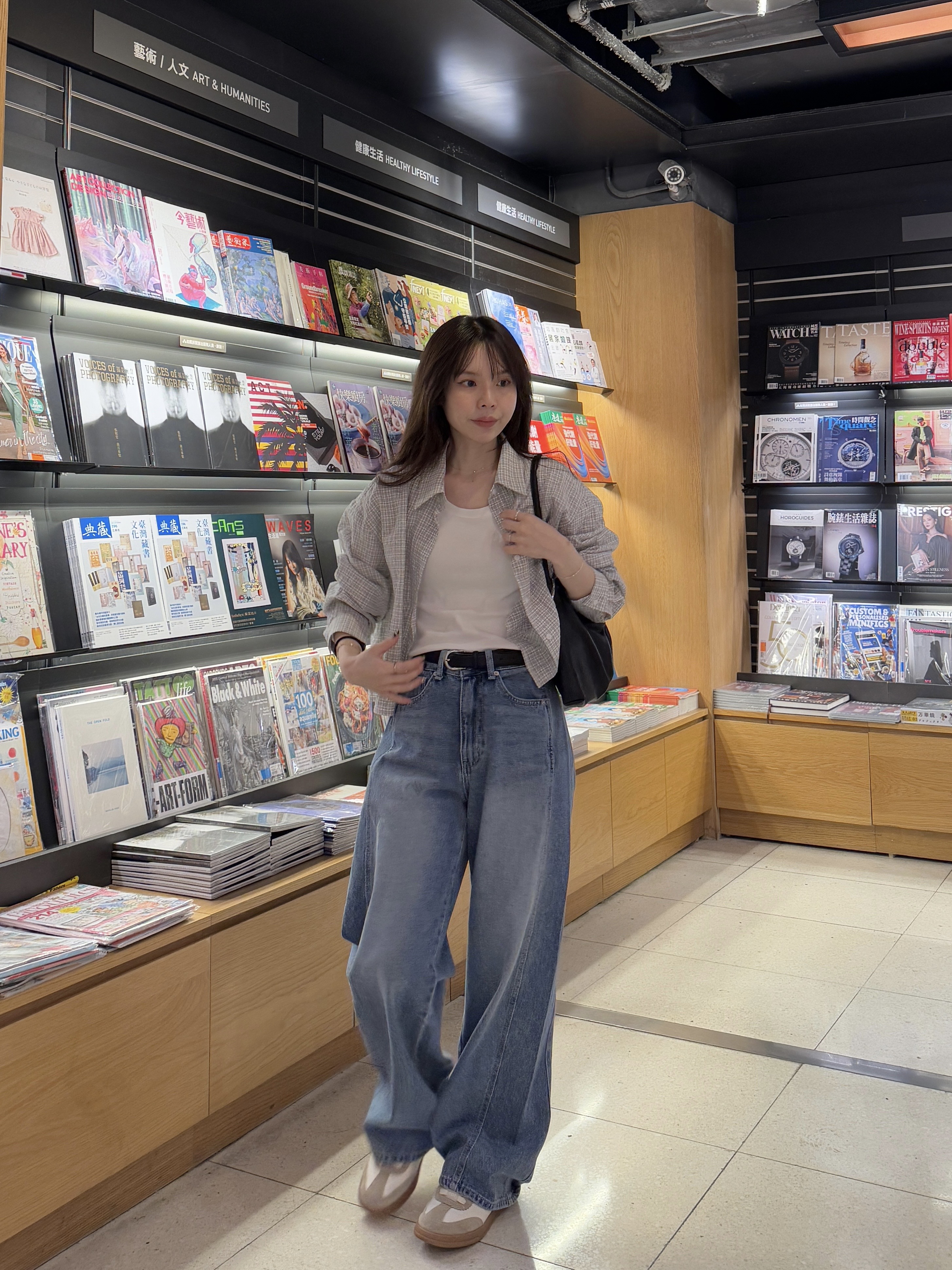 現貨 AU16 BEST!大推!車線顯瘦刷色牛仔褲 SML4