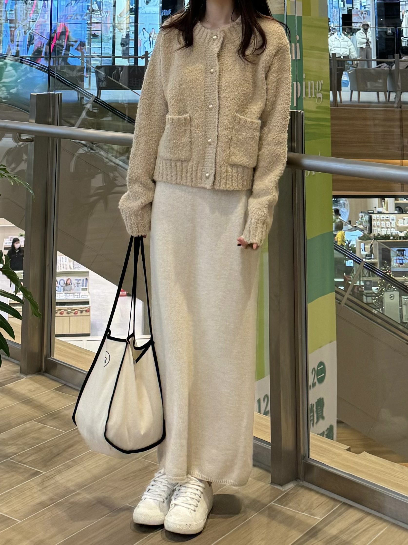 BEST!回歸) HH02自留!無接縫舒服羊毛長裙 3色3