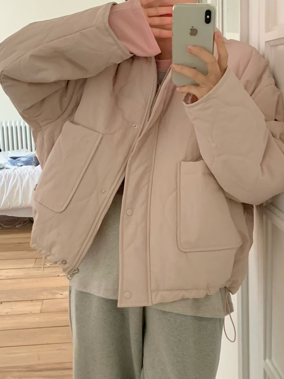 BEST!AW08 推!軟萌小翻領鋪棉外套 3色15