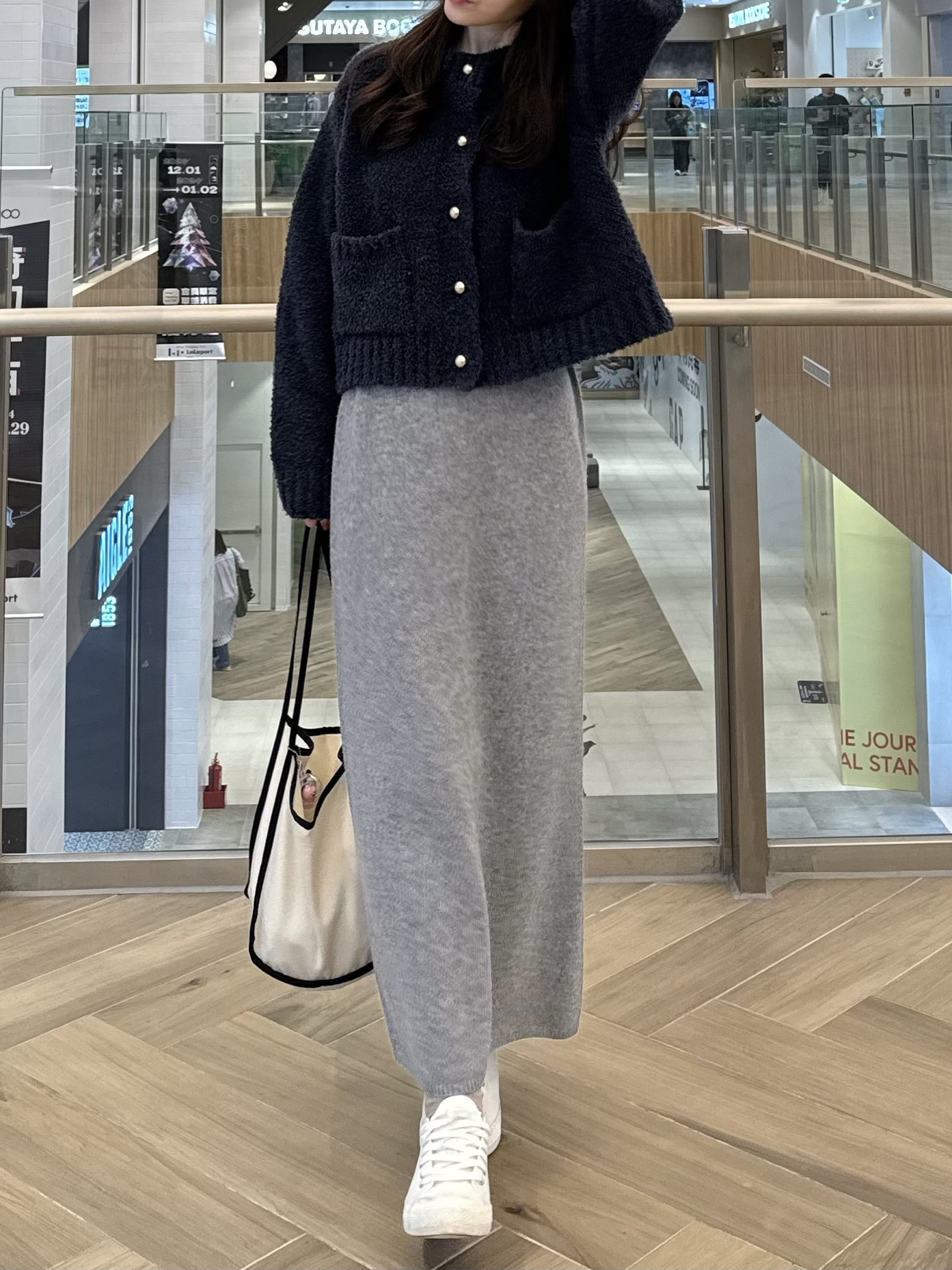 BEST!回歸) HH02自留!無接縫舒服羊毛長裙 3色8