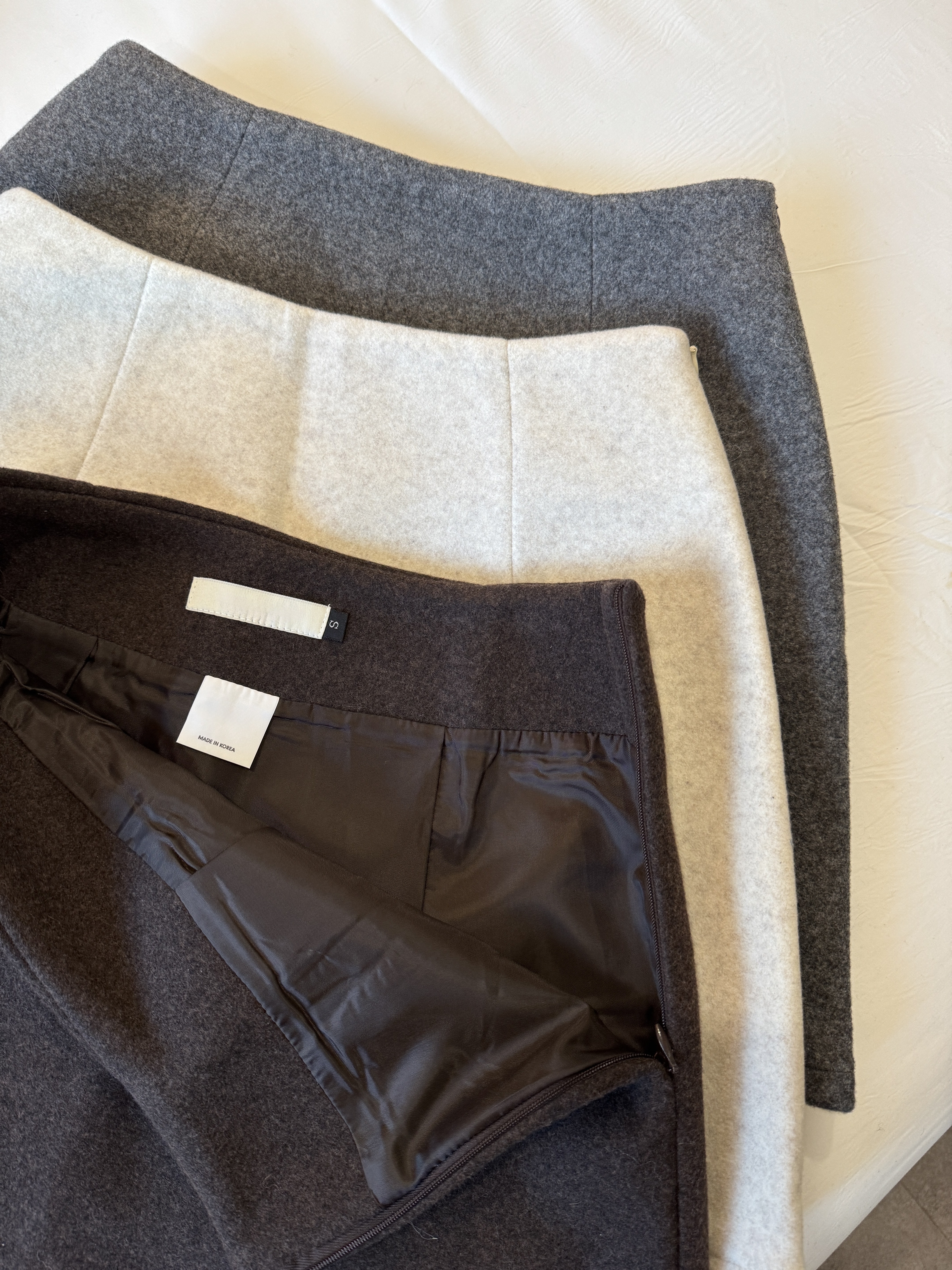 回歸) 自留!超好搭毛呢短裙 2色SM6