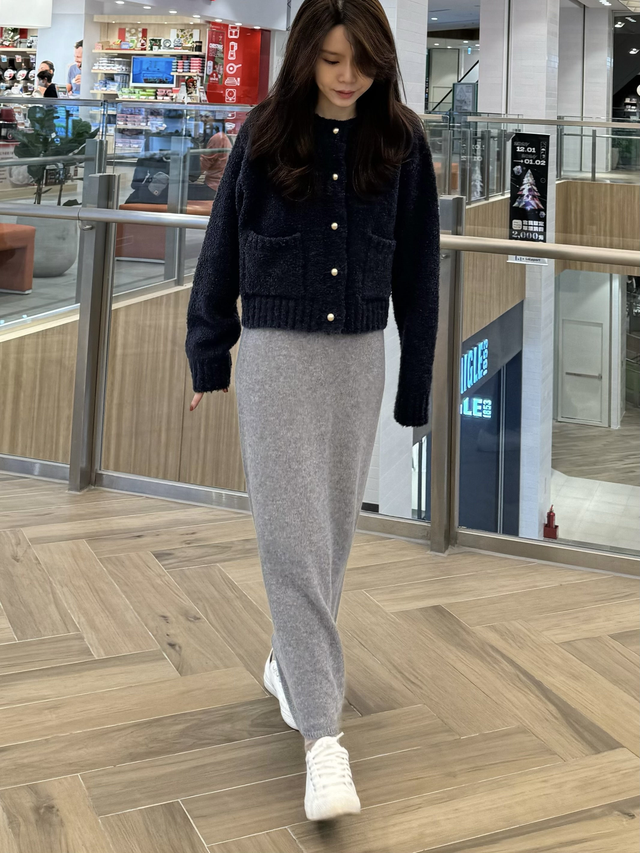 BEST!回歸) HH02自留!無接縫舒服羊毛長裙 3色11