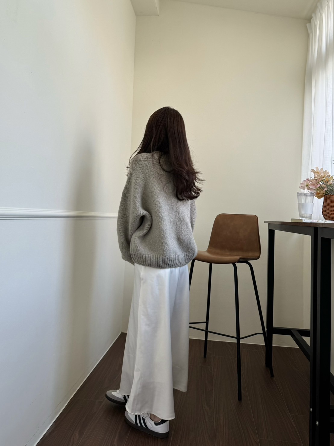 現貨 FF20 超美!!淡淡光澤長裙 SM11