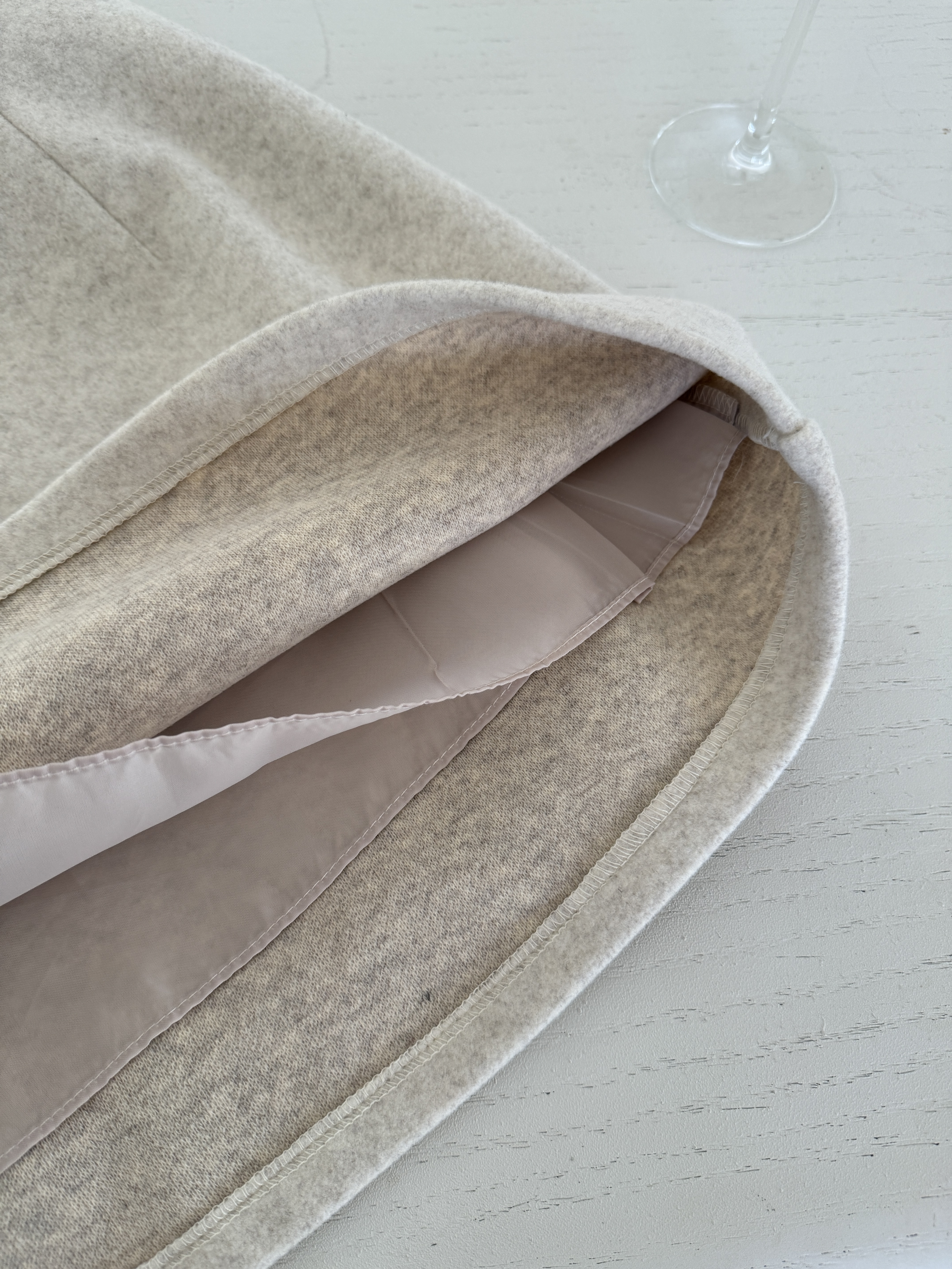 回歸) 自留!超好搭毛呢短裙 2色SM23