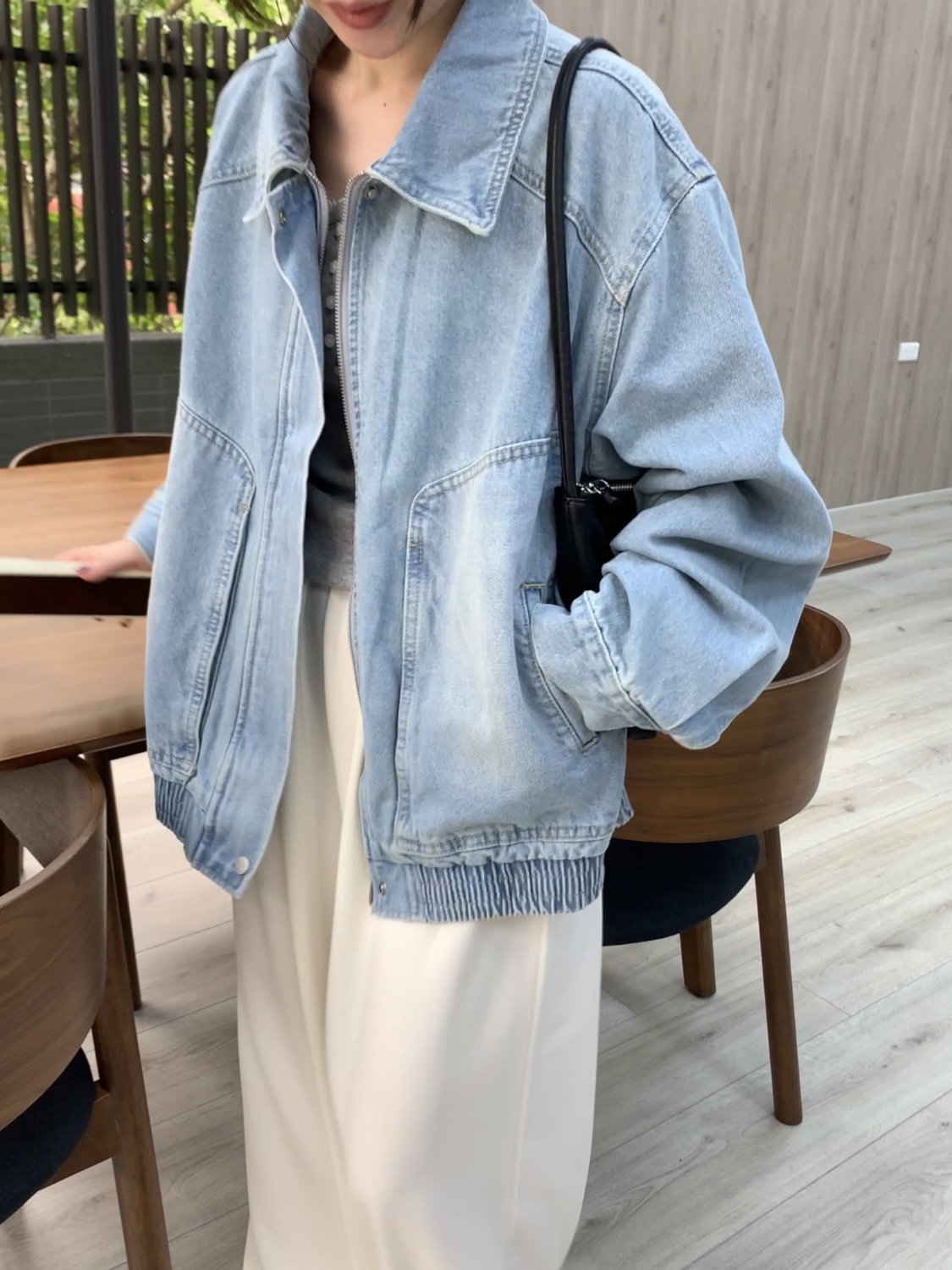 現貨 BD12 推!夏日淺淺藍車線牛仔外9