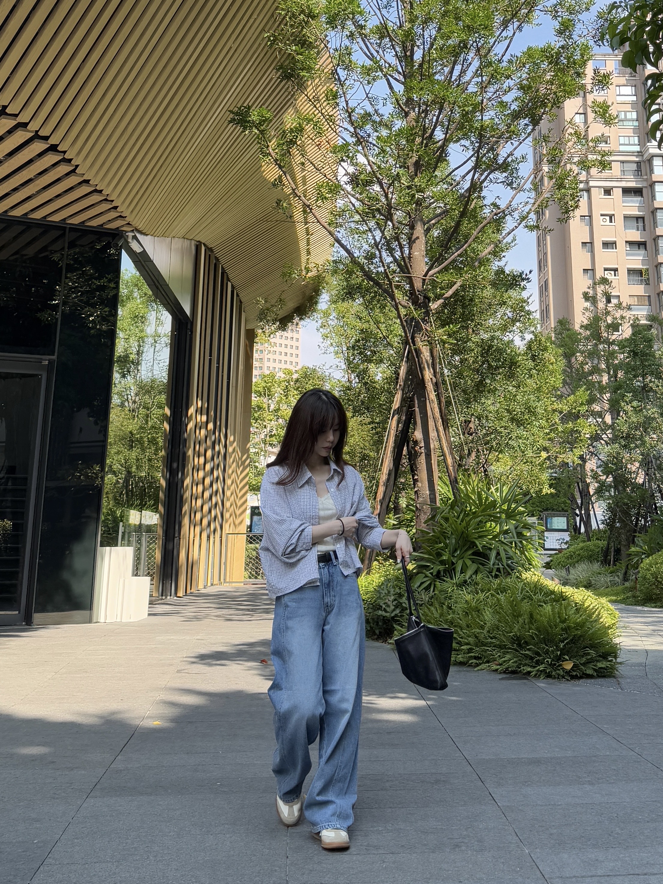 現貨 AU16 BEST!大推!車線顯瘦刷色牛仔褲 SML6