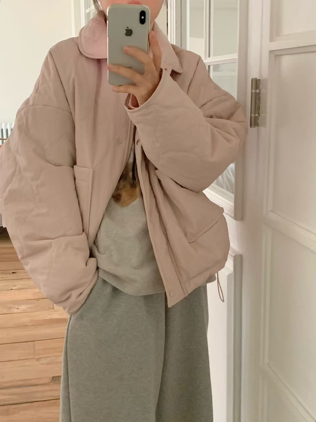 BEST!AW08 推!軟萌小翻領鋪棉外套 3色14