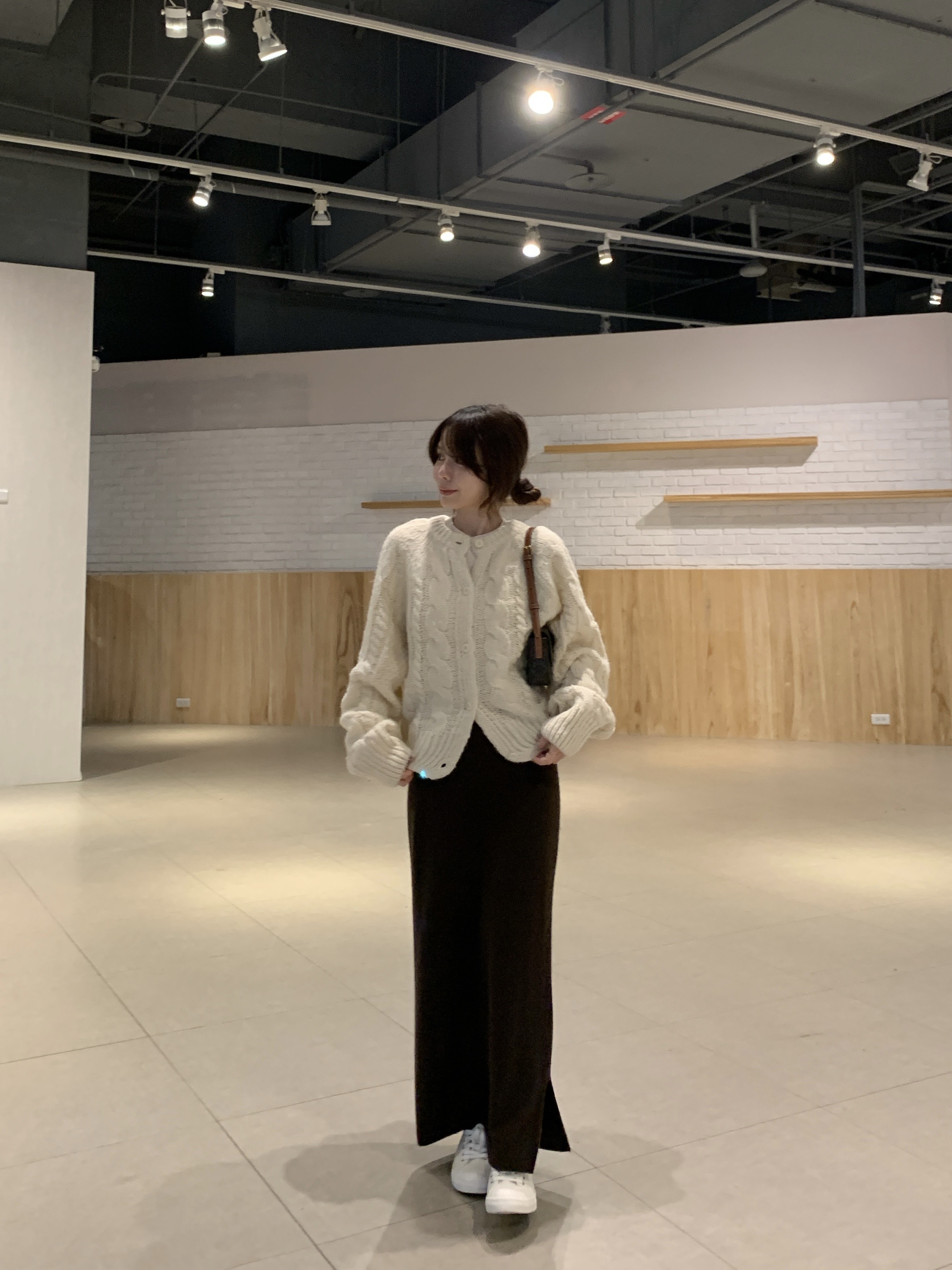 現貨 BEST!回歸) 自留!側邊小開岔直筒長裙 2色8