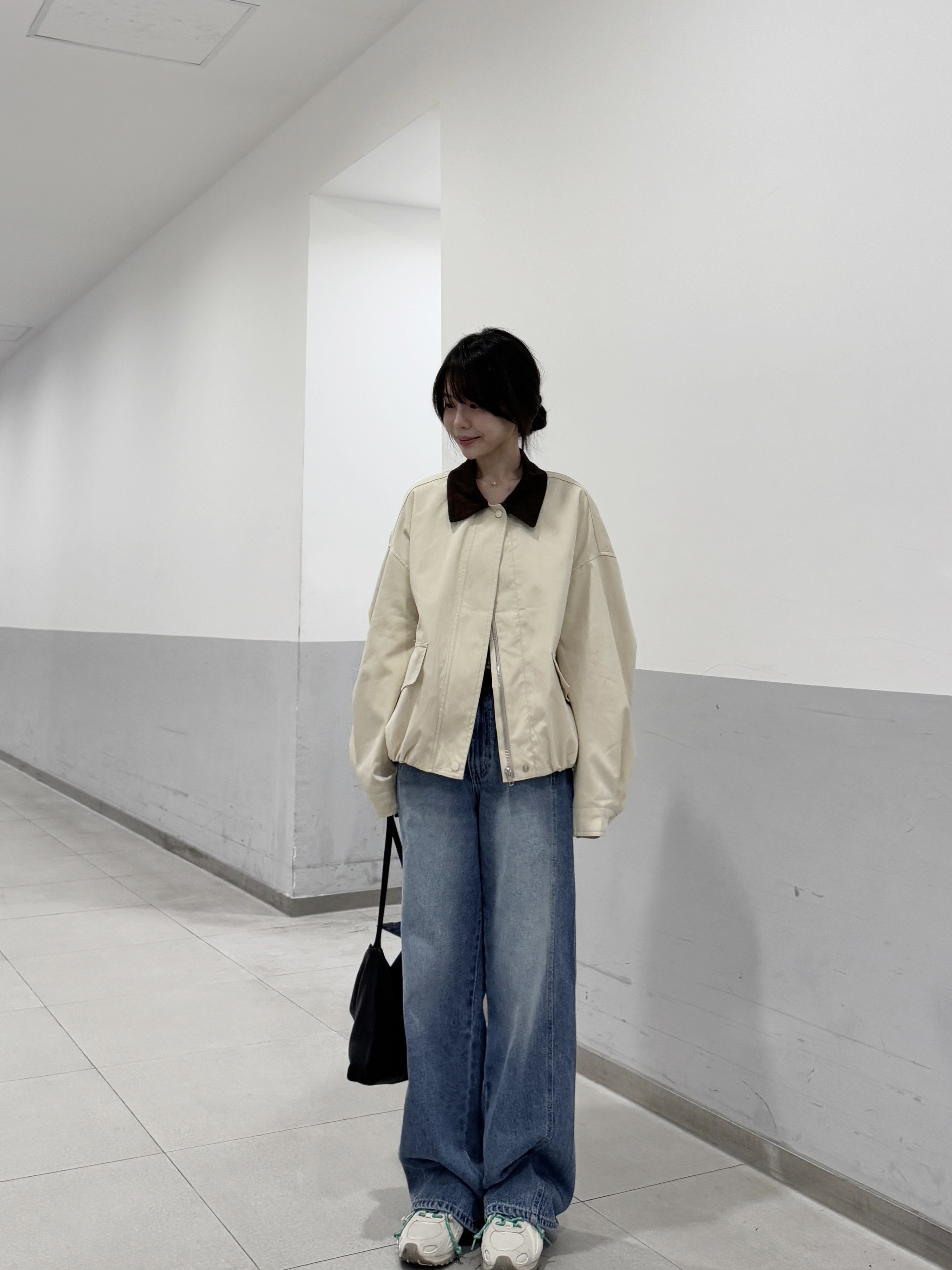 現貨 AU16 BEST!大推!車線顯瘦刷色牛仔褲 SML11