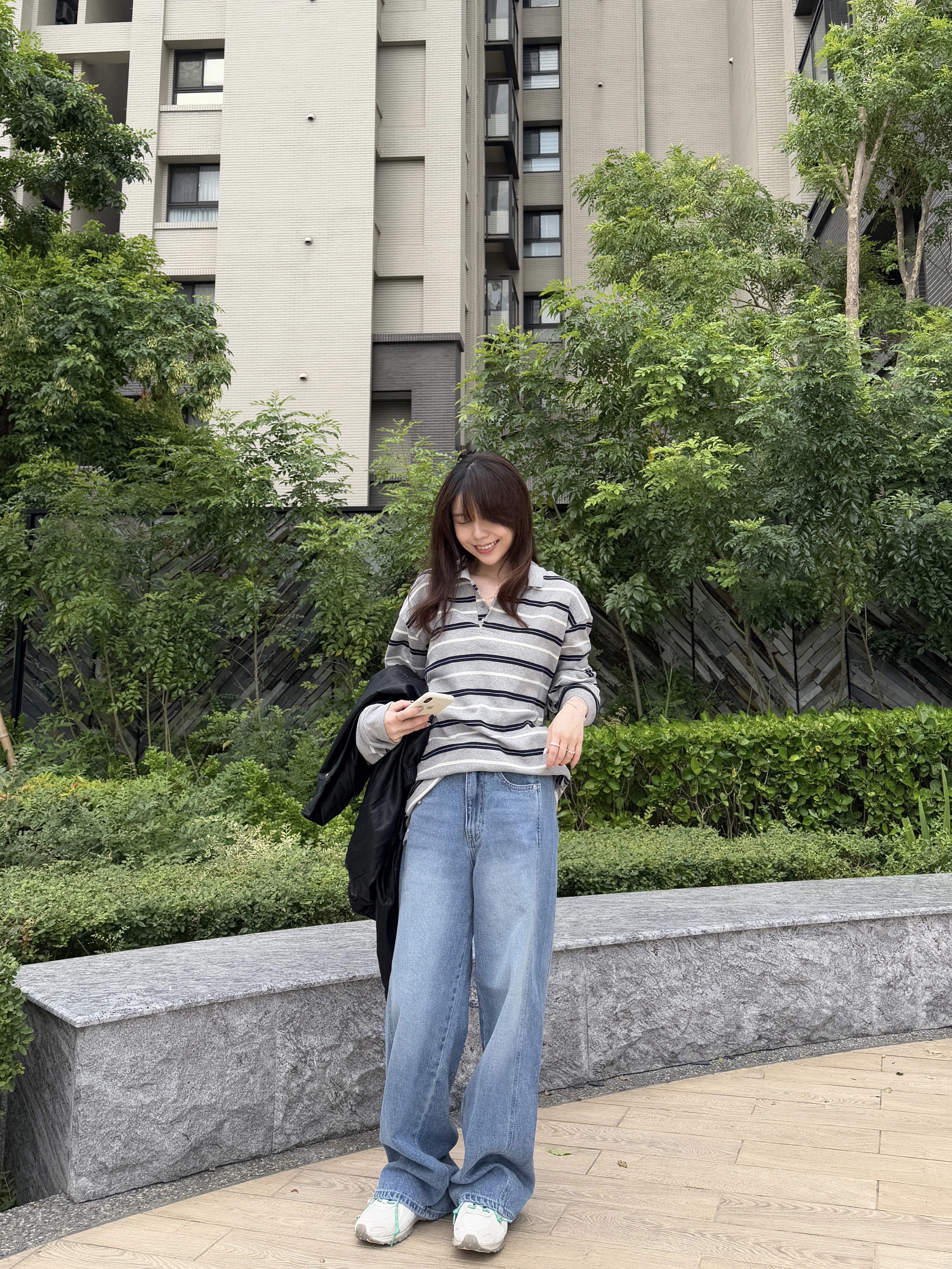 現貨 AU16 BEST!大推!車線顯瘦刷色牛仔褲 SML9