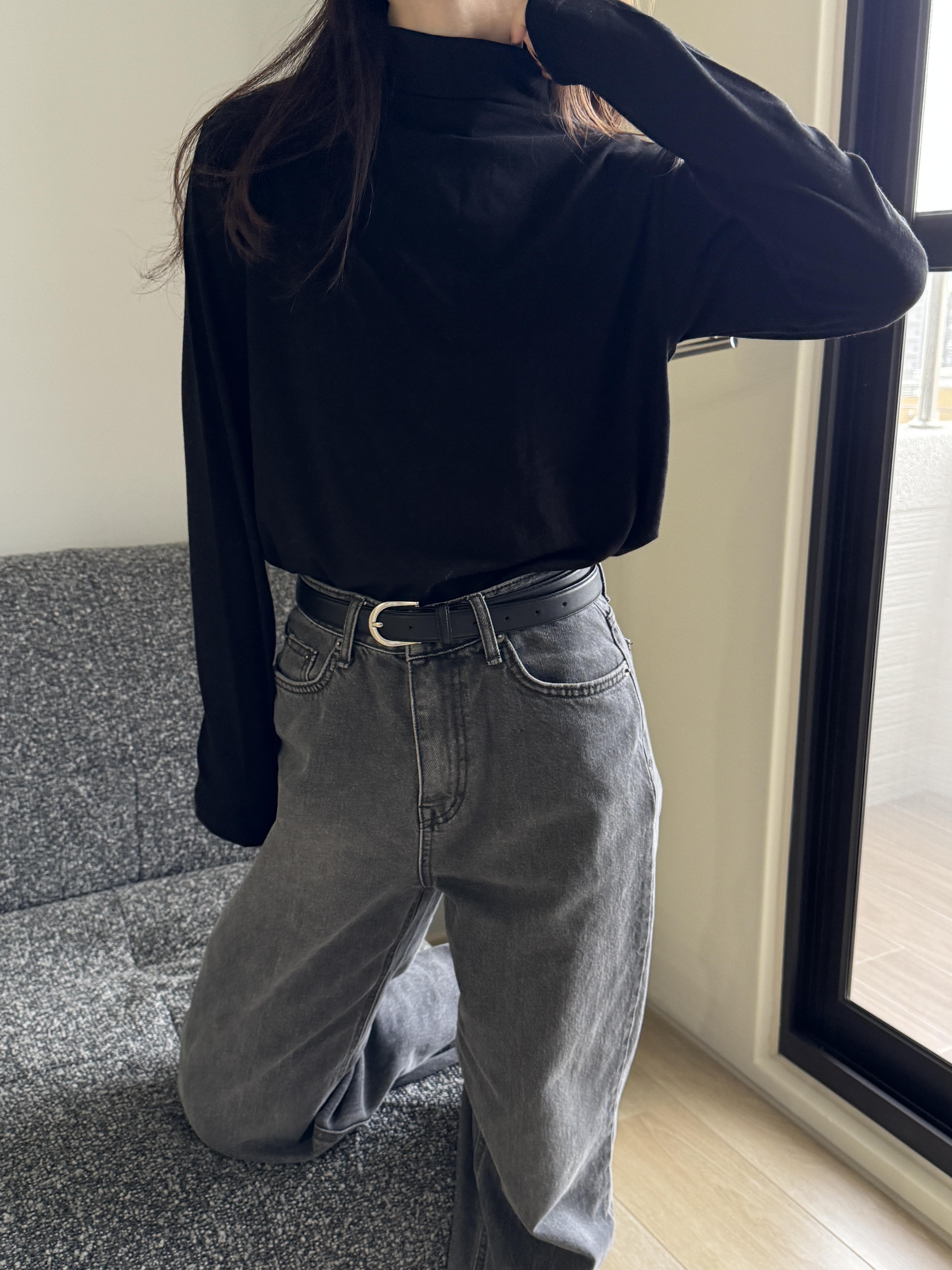 現貨 AY02 升級布料回歸) 自留!親膚羊毛不緊身小立領打底 4色3