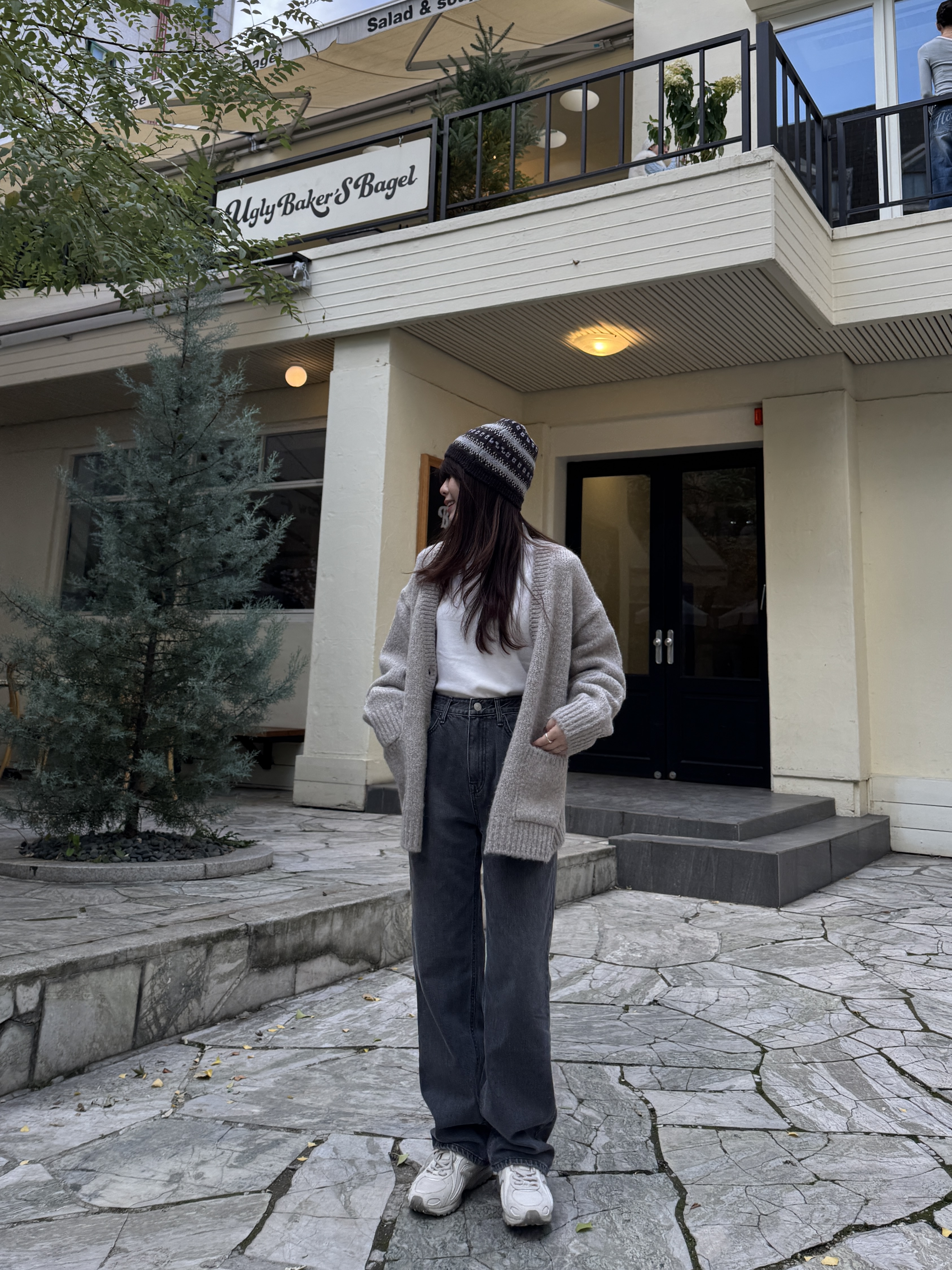 BEST!AW01 推!自留!高級柔棉炭灰小直筒 SML4