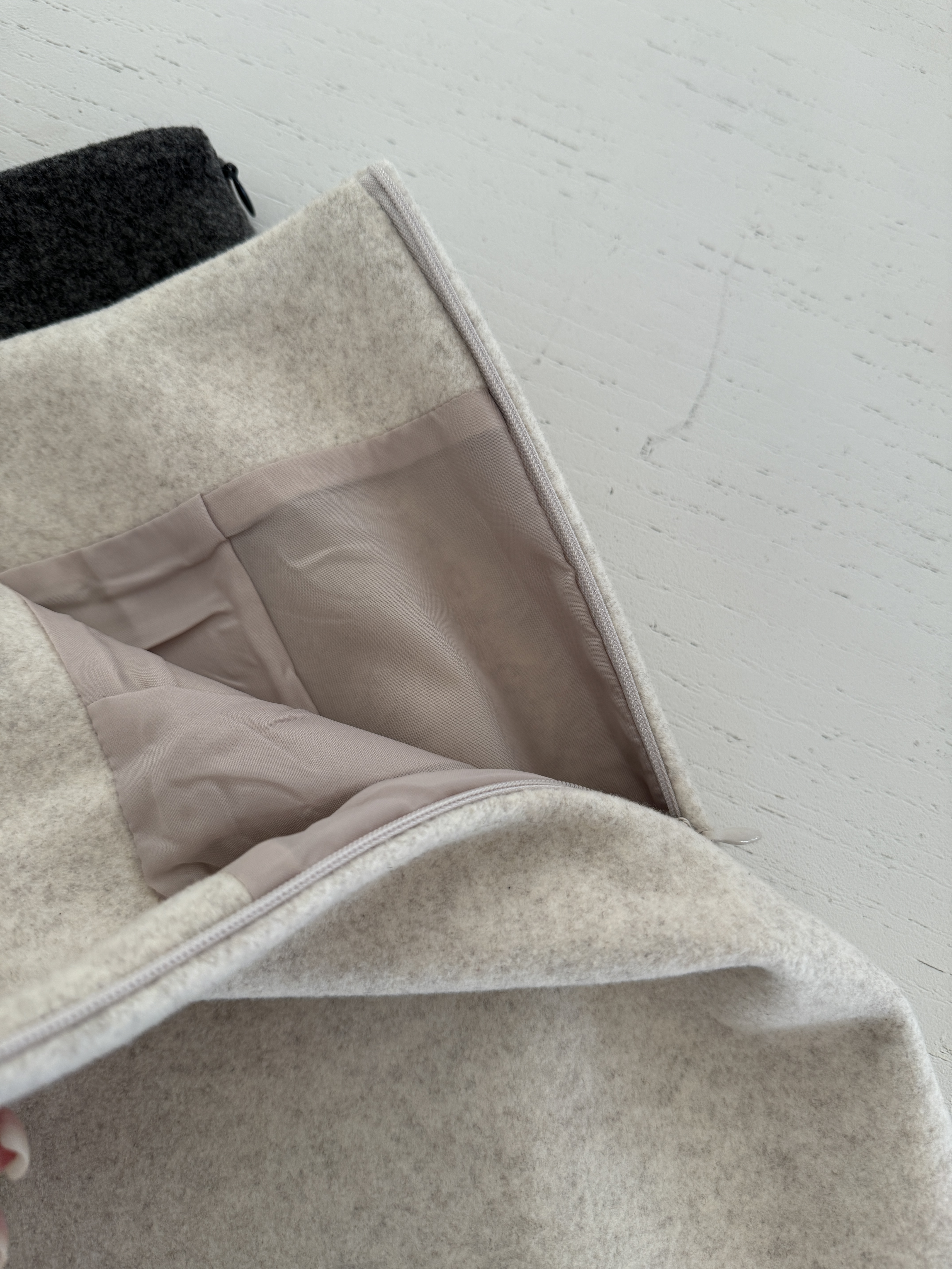 回歸) 自留!超好搭毛呢短裙 2色SM22