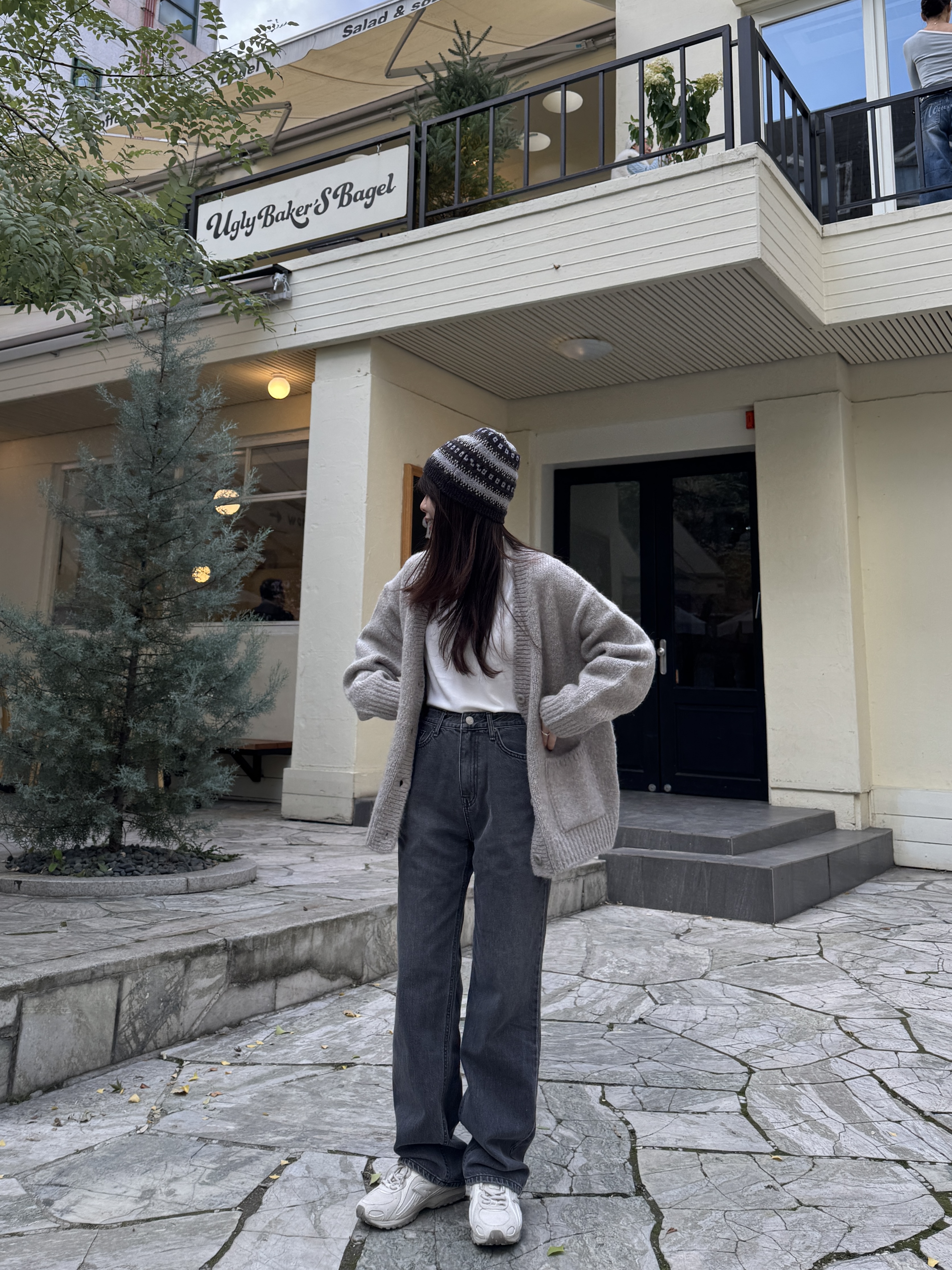 BEST!AW01 推!自留!高級柔棉炭灰小直筒 SML3