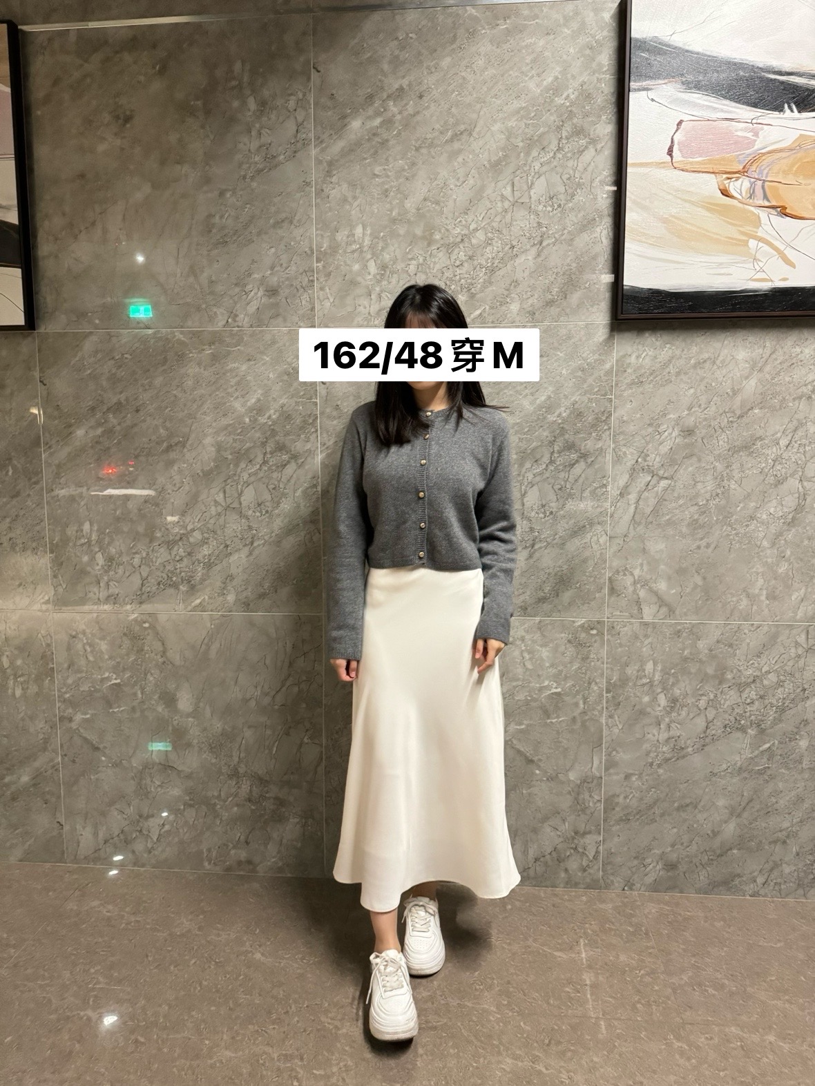 現貨 FF20 超美!!淡淡光澤長裙 SM6