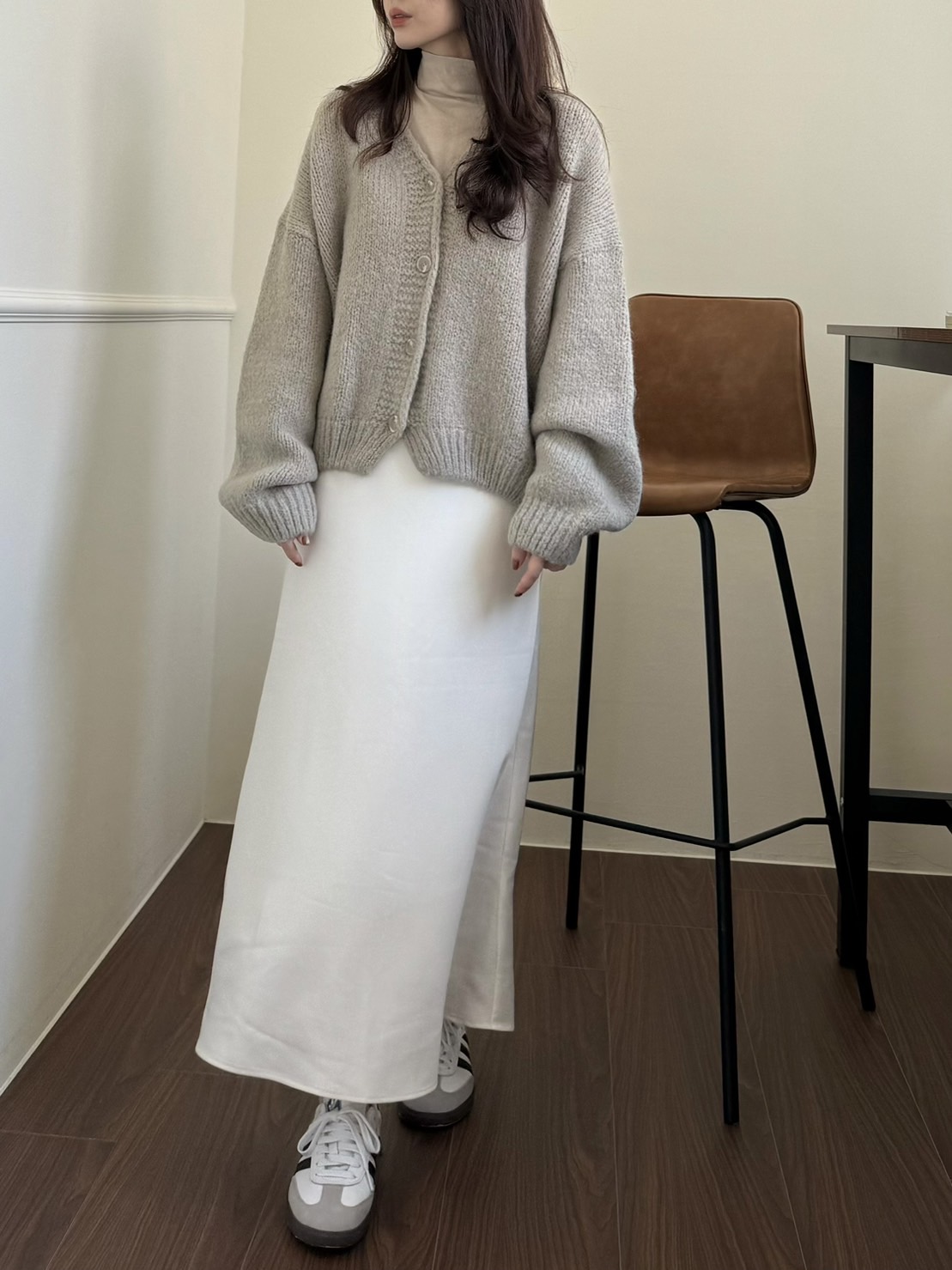 現貨 FF20 超美!!淡淡光澤長裙 SM5