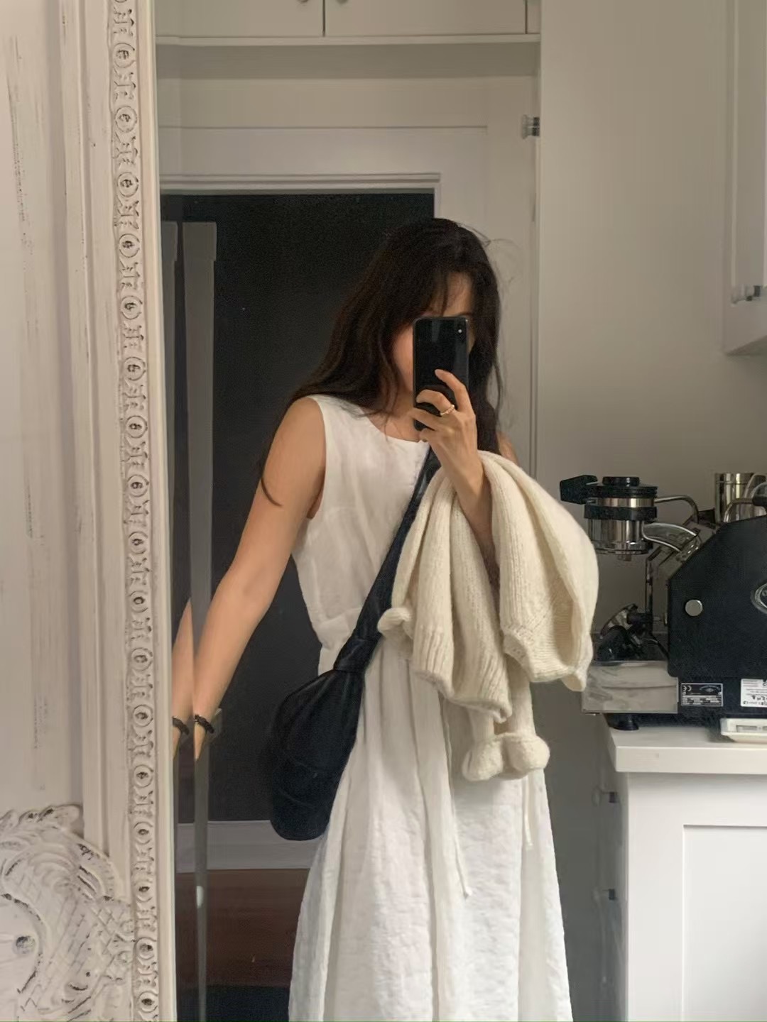 現貨 AW09 許願款 雕花滿版氣質背心長洋 2色 現貨 AW09 許願款 雕花滿版氣質背心長洋 2色