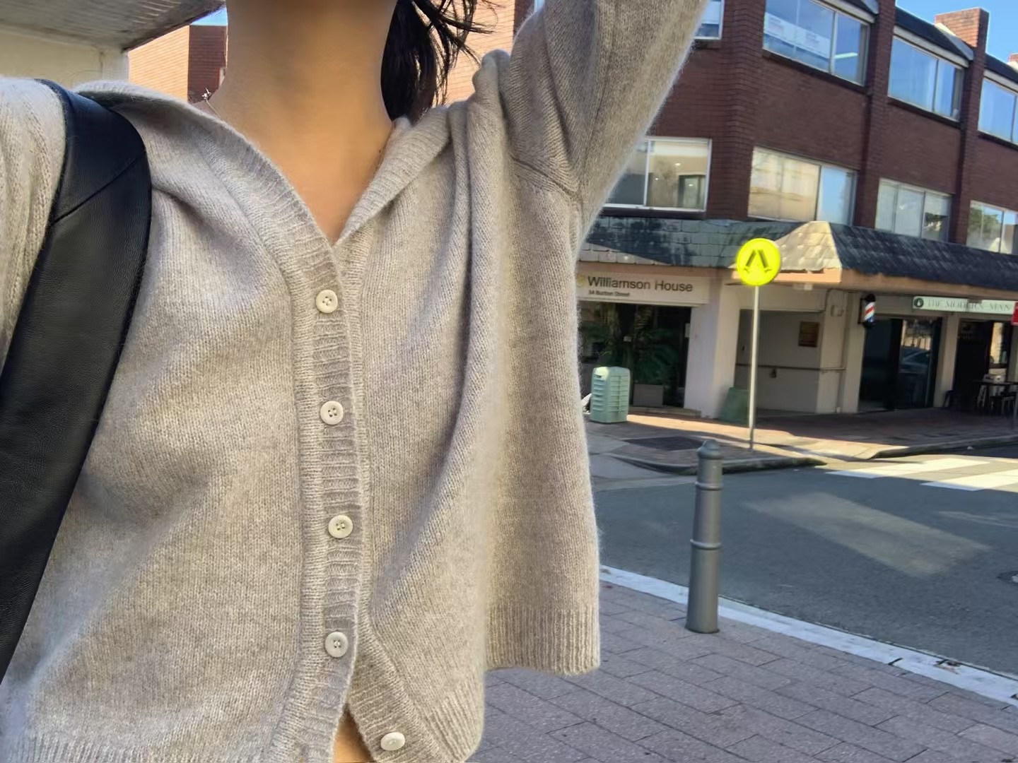 現貨 AW11 許願款 可愛海軍領浣熊毛開衫 2色6