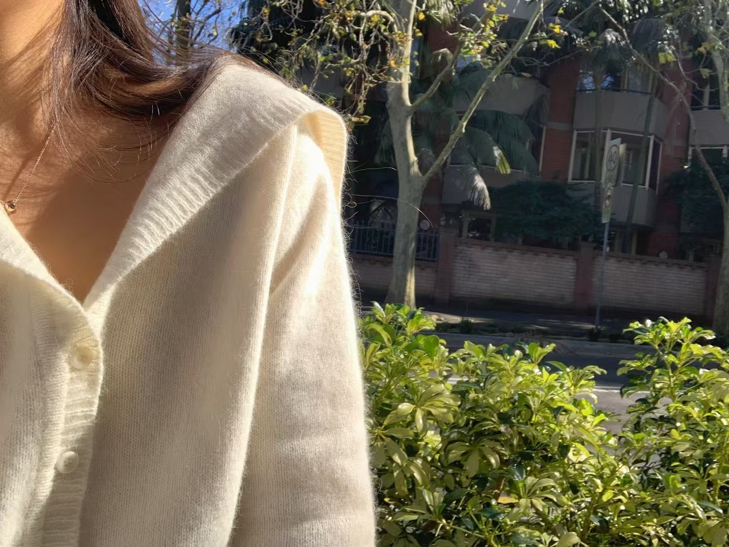 現貨 AW11 許願款 可愛海軍領浣熊毛開衫 2色4