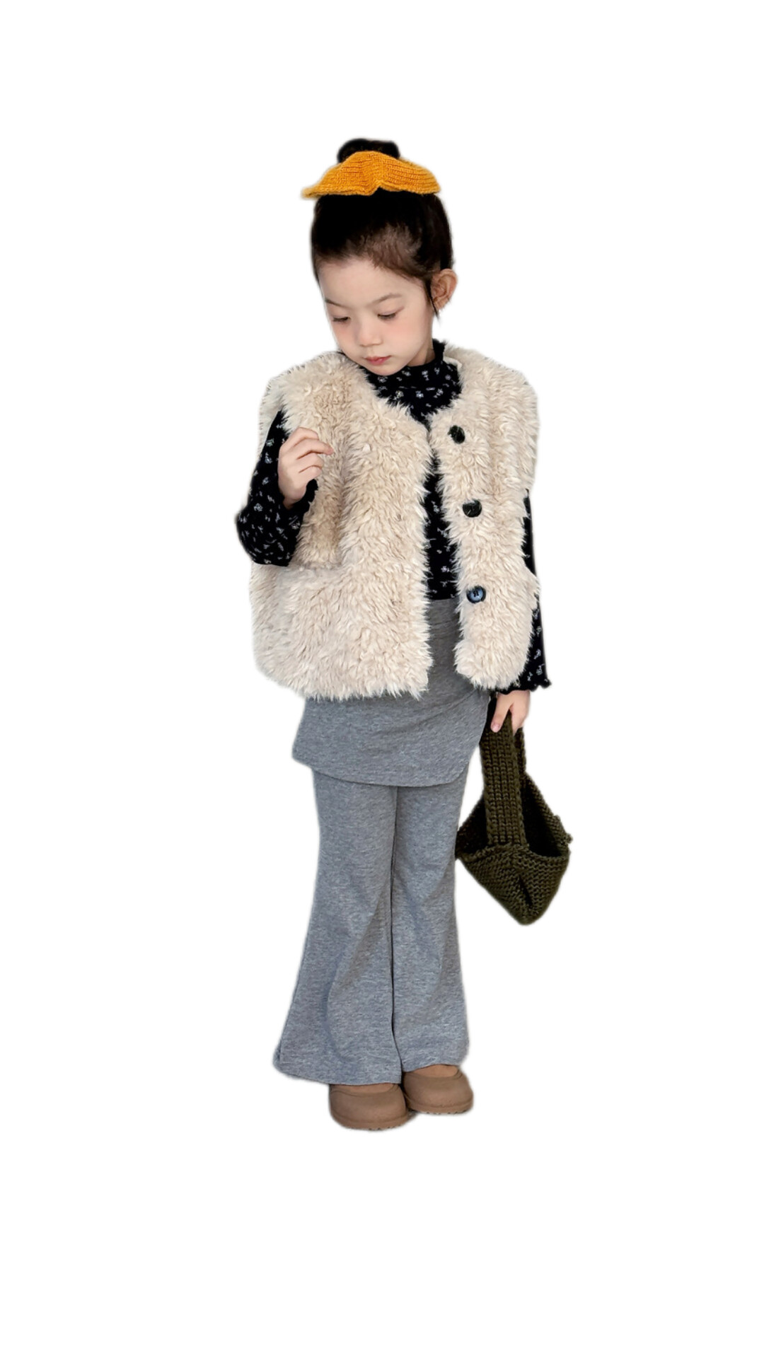 韓版復古碎花上衣