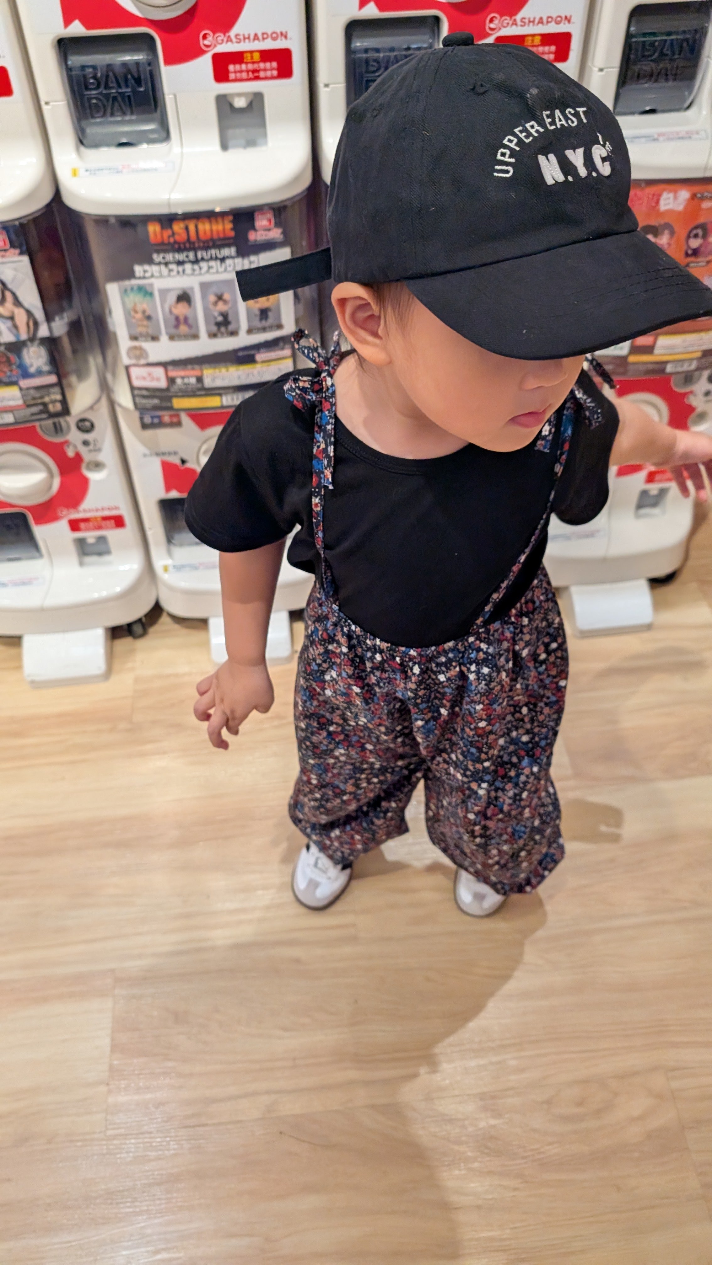 素T碎花吊帶褲 二件套