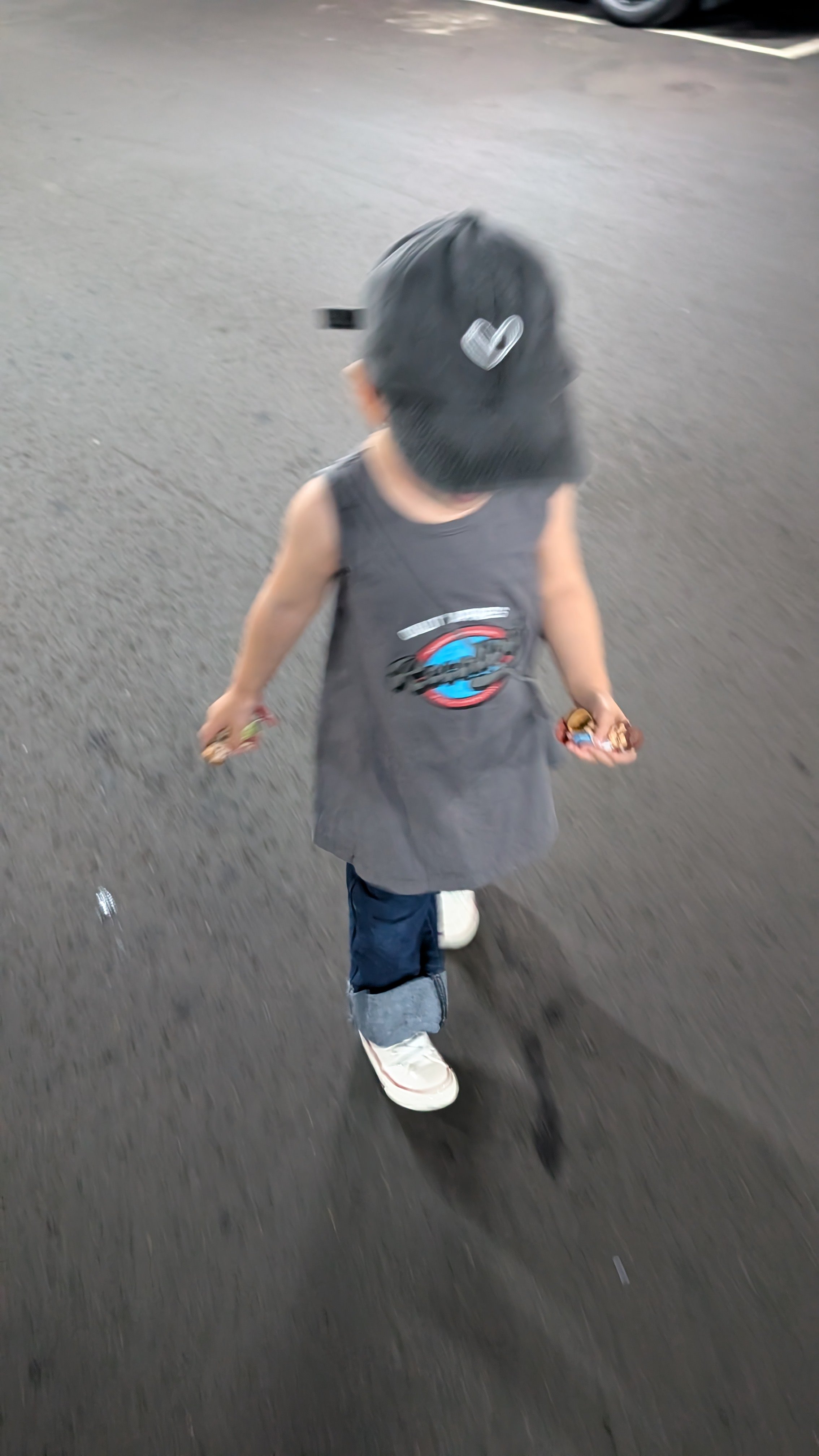 寬鬆印花背心裙