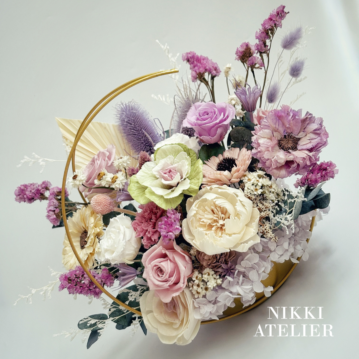 月漾花語永生玫瑰盆花3