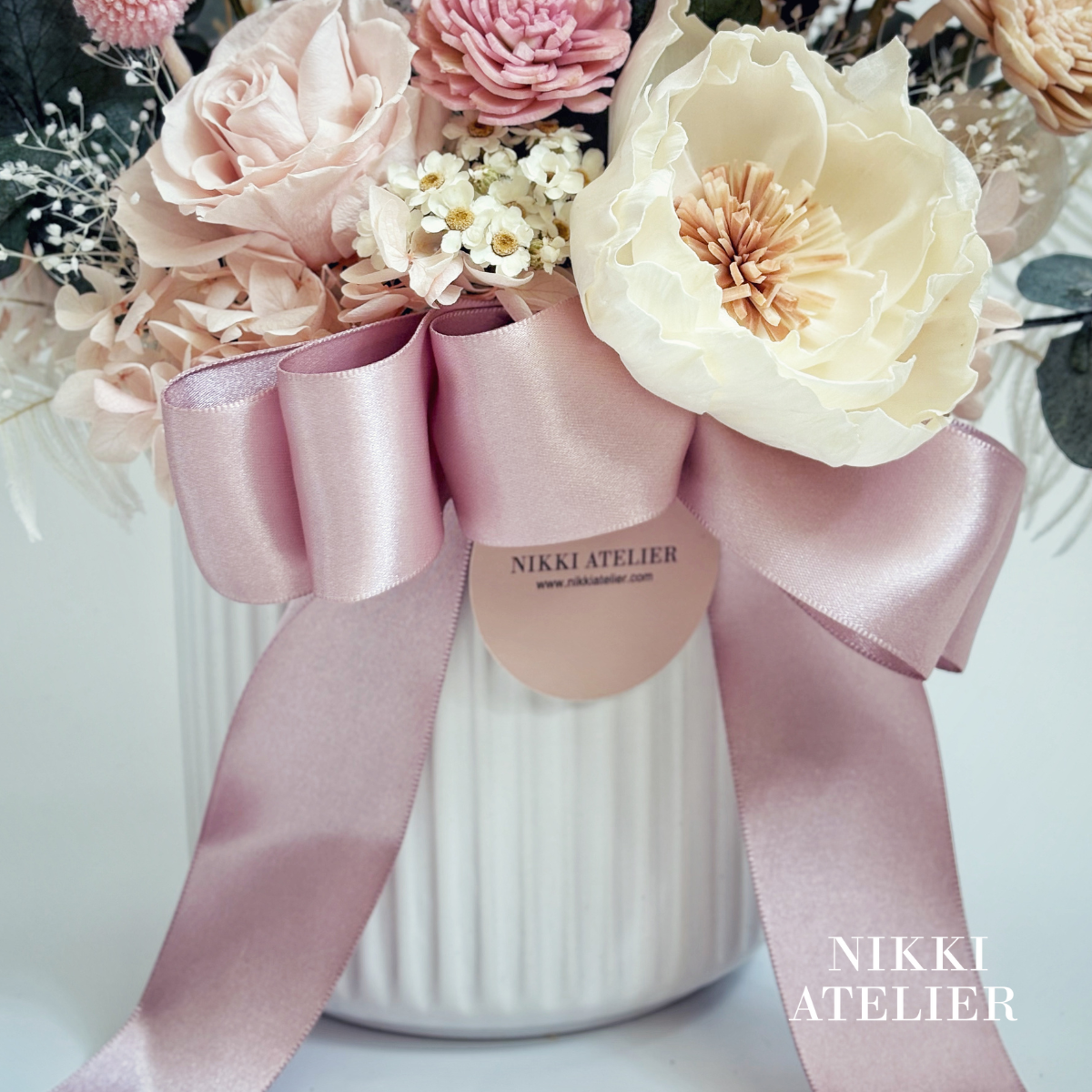 夢境花園永生玫瑰盆花(中型)4