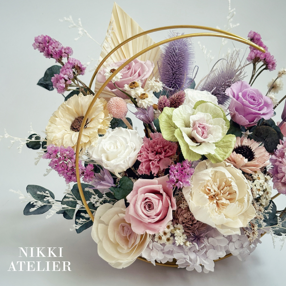 月漾花語永生玫瑰盆花2