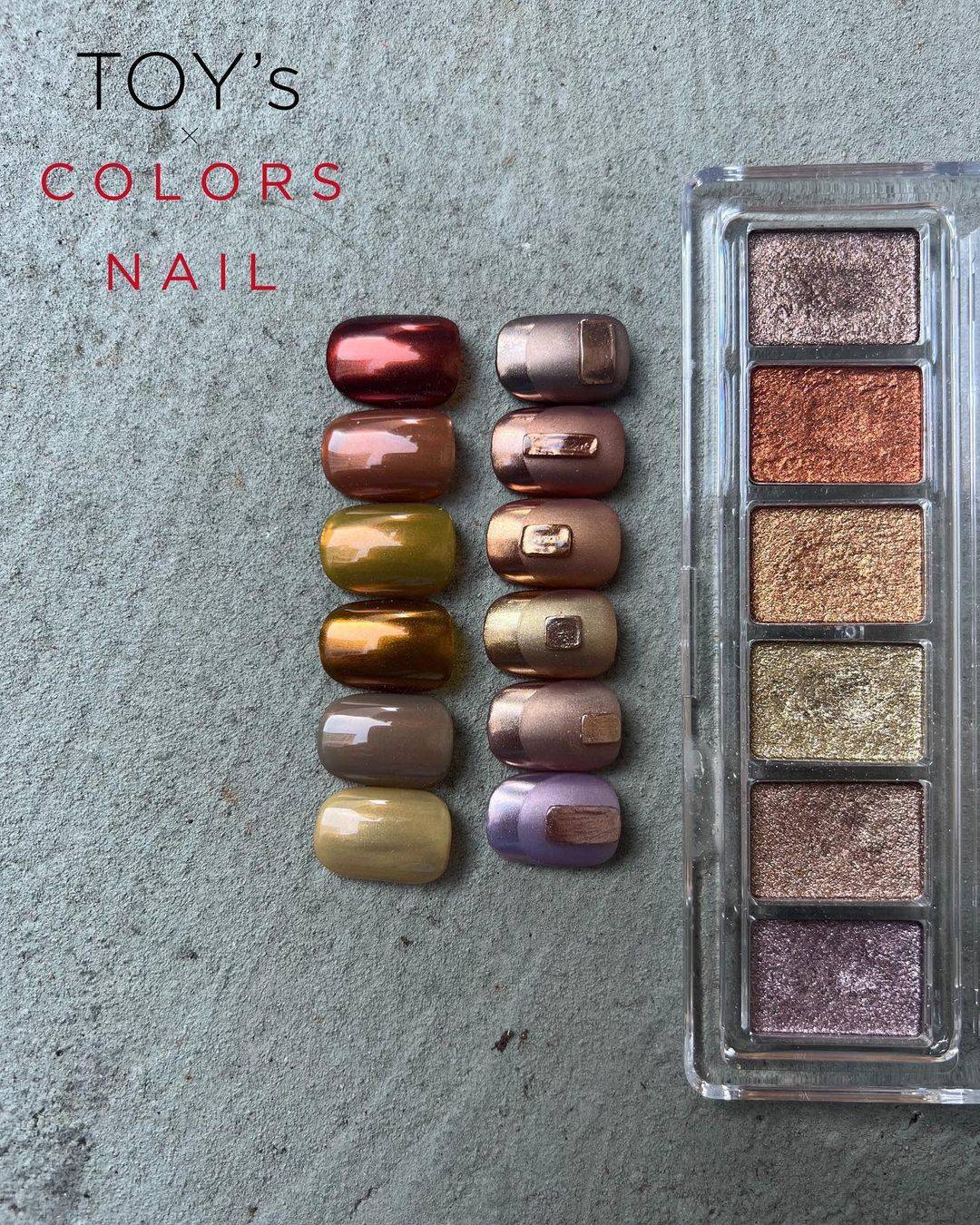 TOY'S x INITY｜煙燻系固態鏡面粉六色盤 T-SSP
