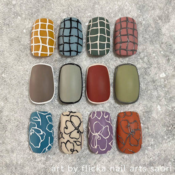 flicka nail arts｜劃線膠（黑/白）