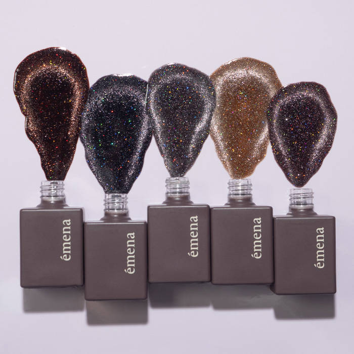 Emena｜夢幻貓眼膠 （0536-0540）8g