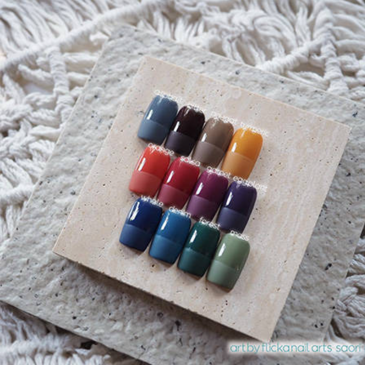 flicka nail arts｜純色系彩膠3g（m013-m024）