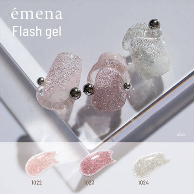 Emena｜爆閃亮粉膠（1022-1025）8g