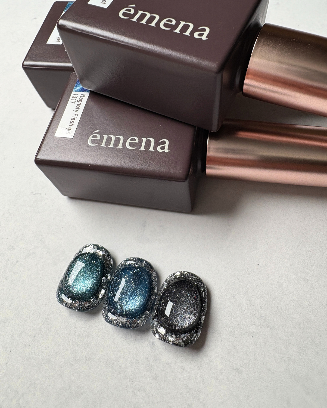 Emena｜亮粉貓眼膠 （1316-1318）8g