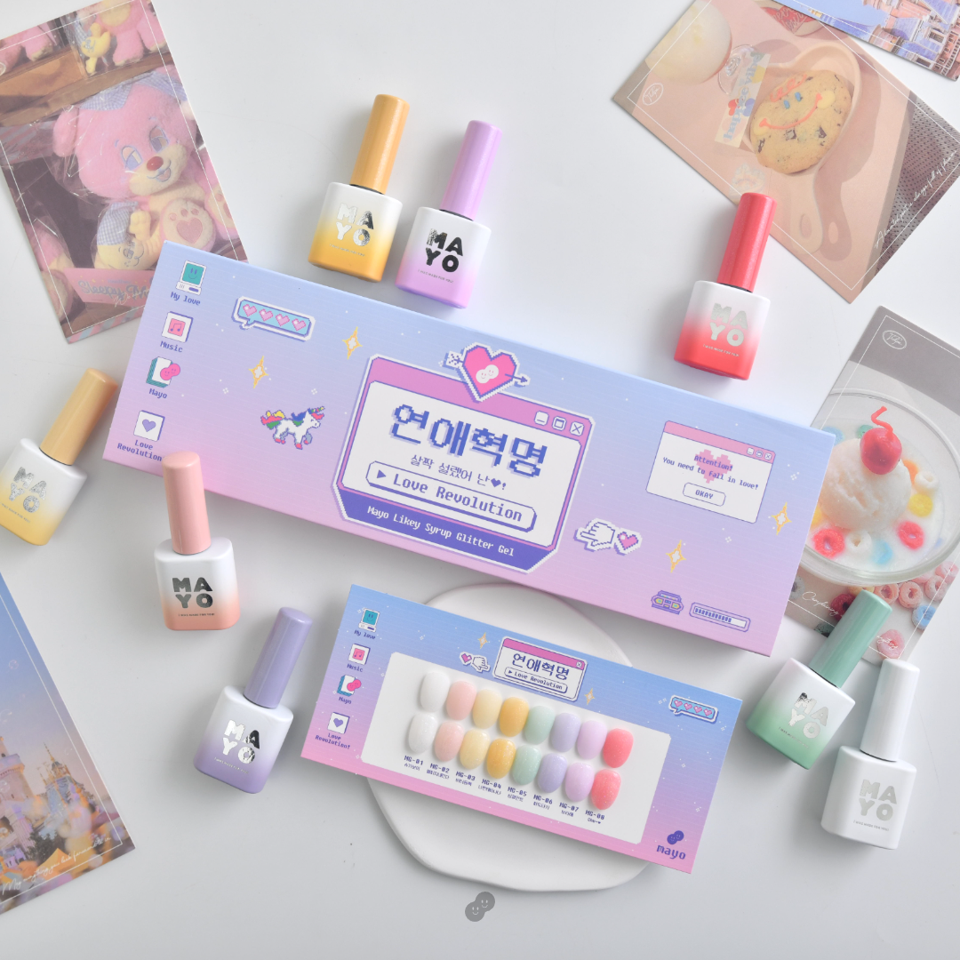 YOGO MAYO｜甲油色膠10g Love Revolution (MG01～MG08)